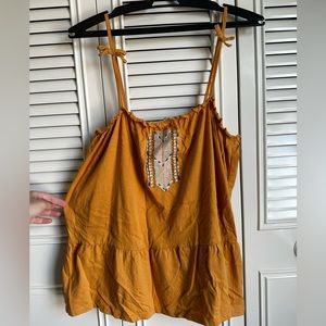 Roxy embroidered top